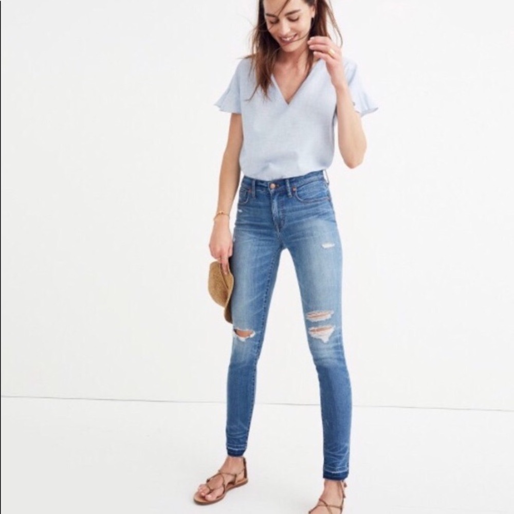 ISO: 9" high-rise skinny winifred wash: drop-hem